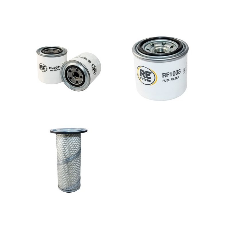 Filter Kit for Kubota WB 2500 Air Oil Fuel Filters with Kubota Engine