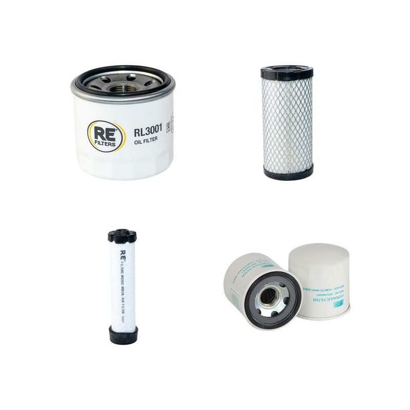 Filter Kit for Kubota ZD 321 with Kubota D782-E2Zd2 Engine