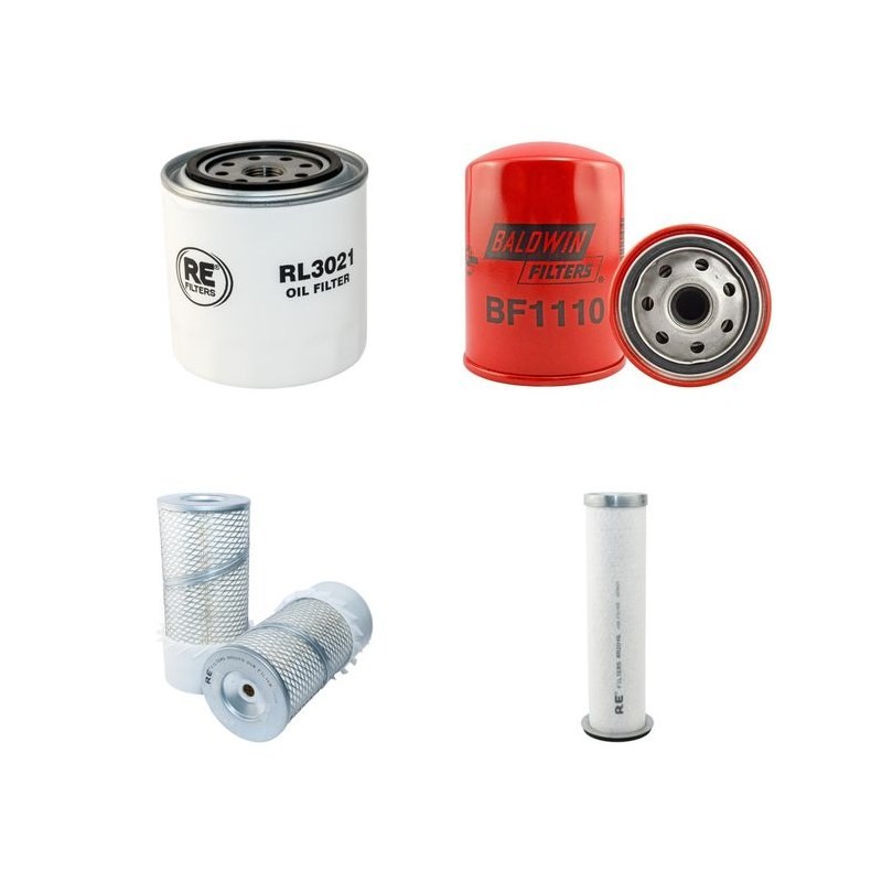 BABINI SIRIO 4 WD Filter Service Kit Air Oil Fuel Filters w/Kubota V2003 Eng.