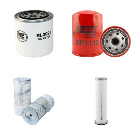 BABINI SIRIO 4 WD Filter Service Kit Air Oil Fuel Filters w/Kubota V2003 Eng.