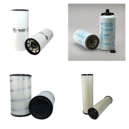 BACKHUS 16.50 Filter Service Kit Air Oil Fuel Filters w/Cummins  Eng.   YR  2012