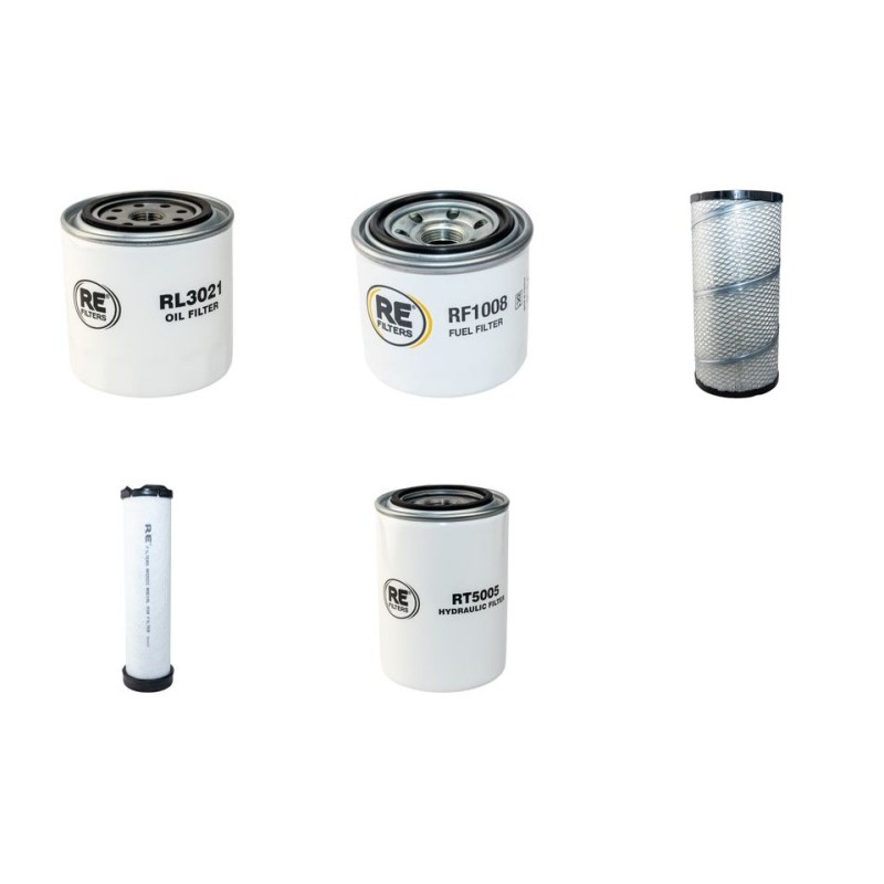 BANDIT 990 XP Filter Service Kit withKubota V3600Tet02 Eng 2011