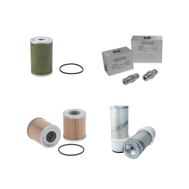 LANCER BOSS 2-35D/45D Filter Service Kit w/Perkins 4.107 Eng.