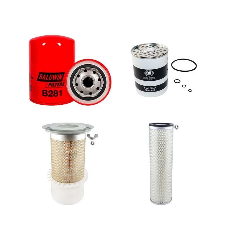 BARDET BW 77 Filter Service Kit Air Oil Fuel Filters w/VM 6105TE Eng.