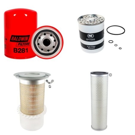 BARDET BW 77 Filter Service Kit Air Oil Fuel Filters w/VM 6105TE Eng.