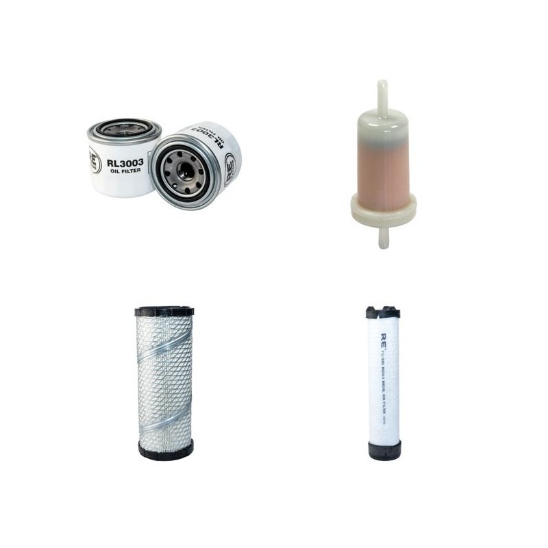 BARRETO E 2024 TK Filter Service Kit Air Oil Fuel Filters w/HONDA GX630 Eng.   YR  2015