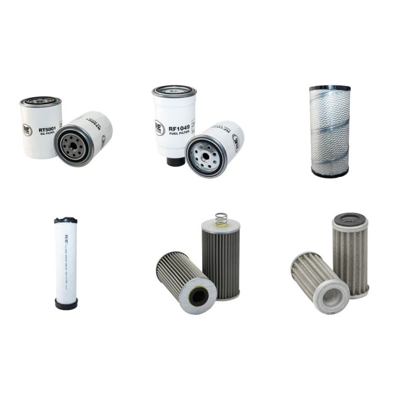 LANDINI 100 ATLANTIS Filter Service Kit w/Perkins 1004-40T Eng. 2002- HP 93 CH