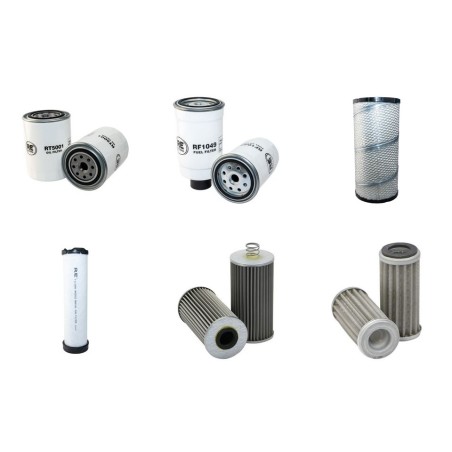 LANDINI 100 ATLANTIS Filter Service Kit w/Perkins 1004-40T Eng. 2002- HP 93 CH