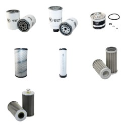 LANDINI 100 ATLAS Filter Service Kit w/Perkins 1004.4 Eng. 05.99- HP 100 CH