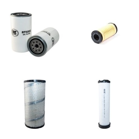 LANDINI 105 VISION T2 Filter Service Kit Air Oil Fuel Filters w/Perkins 1104C-44T Eng.   YR  2004-  TIER II