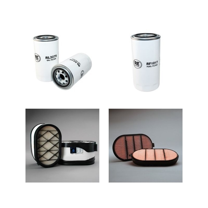 LANDINI 145 POWERMAX Filter Service Kit Air Oil Fuel Filters w/Iveco  Eng.