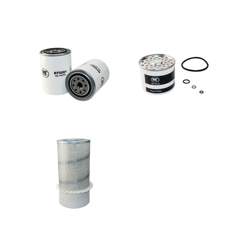 LANDINI 14500 MK II TURBO Filter Service Kit Air Oil Fuel Filters w/Perkins AT6.3544 Eng.