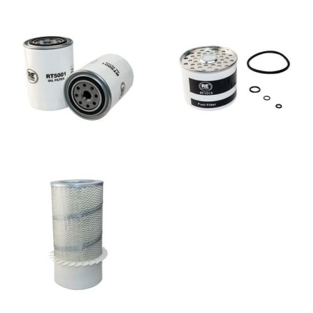 LANDINI 14500 MK II TURBO Filter Service Kit Air Oil Fuel Filters w/Perkins AT6.3544 Eng.