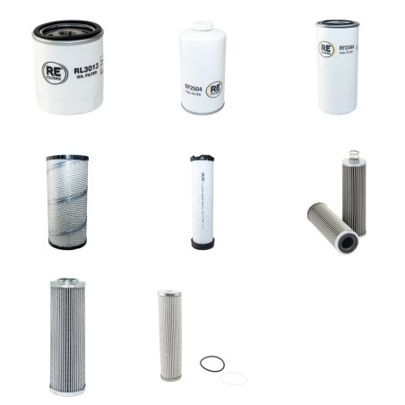 LANDINI 4-090 Filter Service Kit w/Deutz C4Dt62 Eng. 2015- HP 90CH