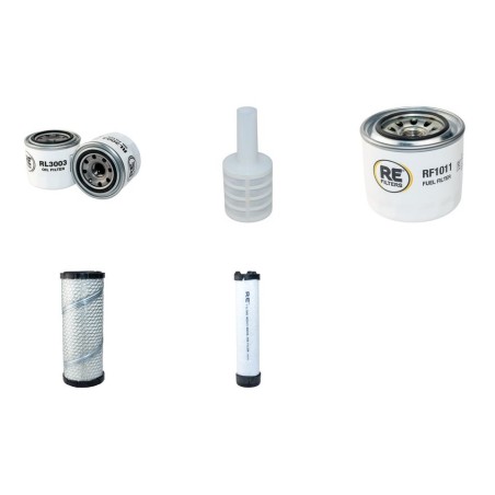 LANDINI 50 MISTRAL T3 Filter Service Kit Air Oil Fuel Filters w/Yanmar 4TNV84T-ZXLAN Eng.   YR  2008-  TIER III