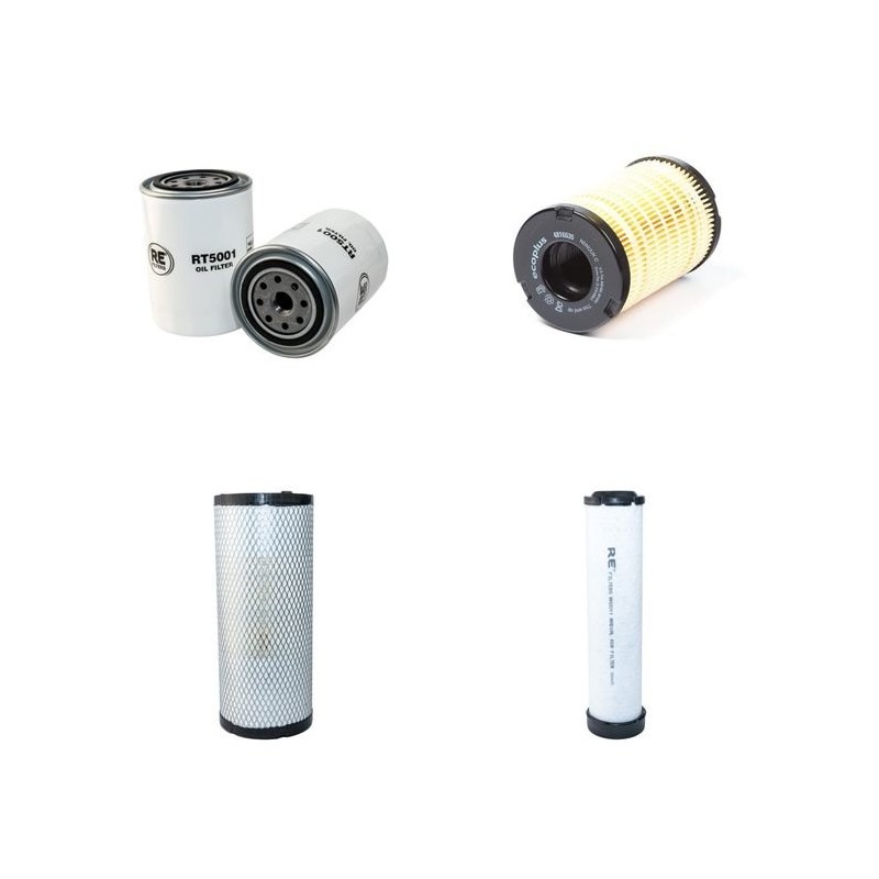 LANDINI 60 REX T2 Filter Service Kit Air Oil Fuel Filters w/Perkins  Eng.   YR  2004-  TIER II