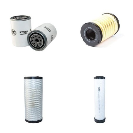LANDINI 60 REX T2 Filter Service Kit Air Oil Fuel Filters w/Perkins  Eng.   YR  2004-  TIER II