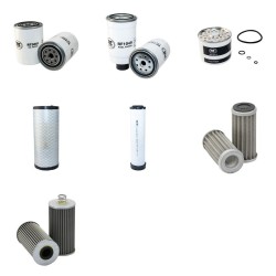 LANDINI 75 ATLAS Filter Service Kit w/Perkins 1004.4 Eng. 05.99- HP 67 CH
