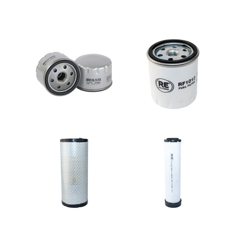 LANDINI 85 DISCOVERY Filter Service Kit Air Oil Fuel Filters w/Deutz BF4L1011F Eng.   YR  07.99- 80 CH