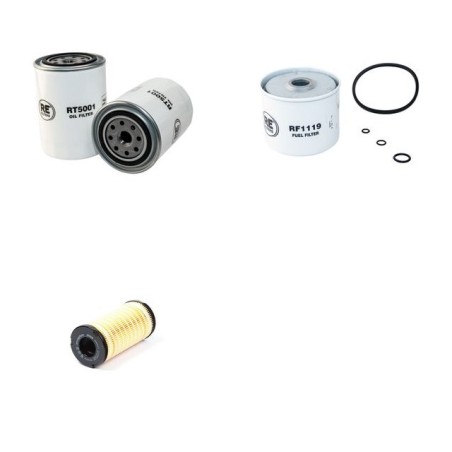 LANDINI 90 V VIGNETO RESTYLING T3 Filter Service Kit Air Oil Fuel Filters w/Perkins  Eng.   YR  2008-  TIER III