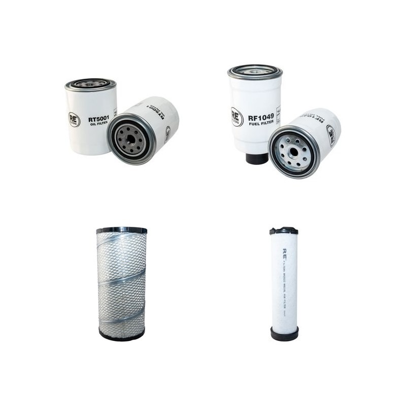 LANDINI 90 VISION T/TP Filter Service Kit Air Oil Fuel Filters w/Perkins 1004.40T Eng.   YR  09.02- 91 CH