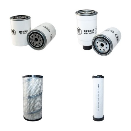 LANDINI 90 VISION T/TP Filter Service Kit Air Oil Fuel Filters w/Perkins 1004.40T Eng.   YR  09.02- 91 CH