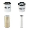 LAUPRETRE LTH 090 Filter Service Kit Air Oil Fuel Filters w/Deutz BF4M2011 Eng.