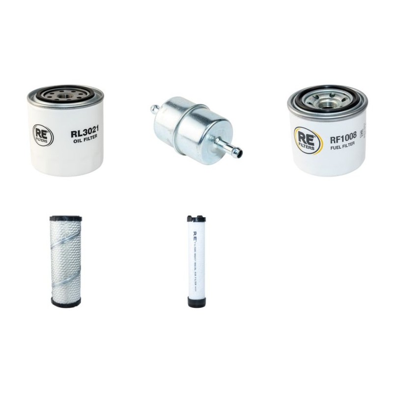 LIBRA 224 S Filter Service Kit Air Oil Fuel Filters w/Kubota D1503 Eng.   YR  2012