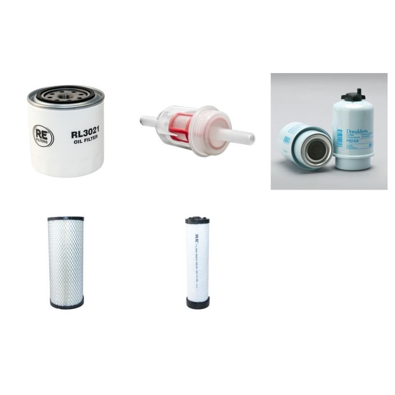 LIBRA 755 Filter Service Kit Air Oil Fuel Filters w/Kubota V2203E Eng.