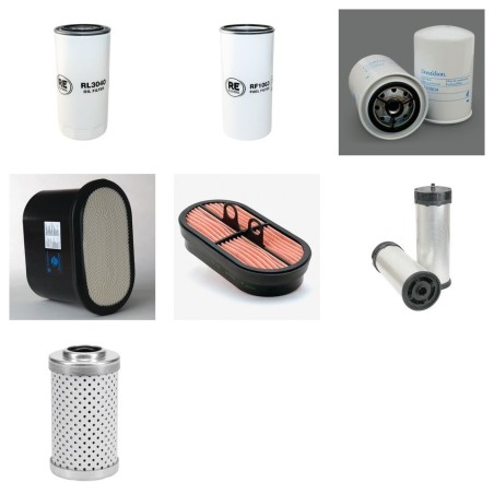 LIEBHERR A 309 LITRONIC Filter Service Kit w/Deutz TCD2012-2V Eng.   YR  2008-  1035