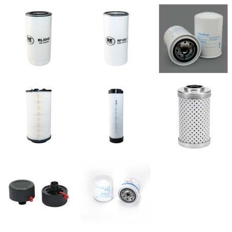 LIEBHERR A 312 LITRONIC Filter Service Kit w/Deutz TCD2012L042V Eng.   YR  2008-  1037