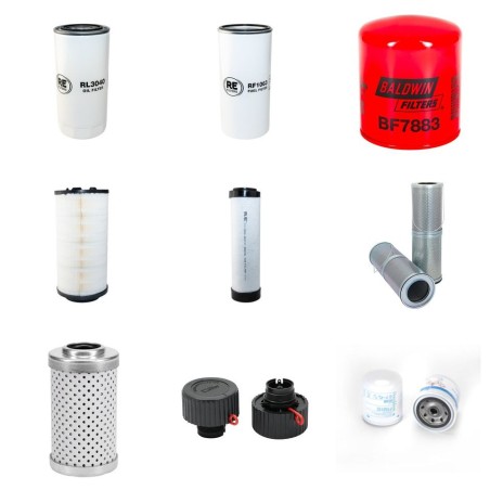 LIEBHERR A 314 LITRONIC Filter Service Kit w/Deutz  Eng. SN  27115- YR  2005-