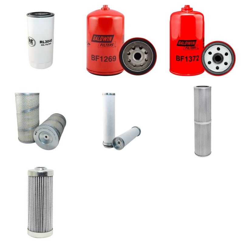 LIEBHERR A 900 LITRONIC Filter Service Kit w/Deutz BF4L913 Eng. SN  0101-    578/606