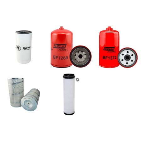 LIEBHERR A 912 LITRONIC Filter Service Kit Air Oil Fuel Filters w/LIEBHERR D904NA Eng. SN  0101-2375