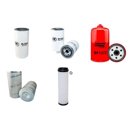LIEBHERR A 912 LITRONIC Filter Service Kit Air Oil Fuel Filters w/LIEBHERR D906NA Eng. SN  2376-3190