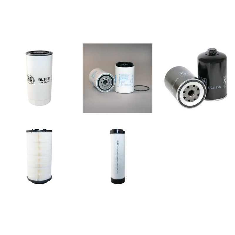 LIEBHERR A 918 COMPACT Filter Service Kit Air Oil Fuel Filters w/LIEBHERR D834 Eng.   YR  2011-