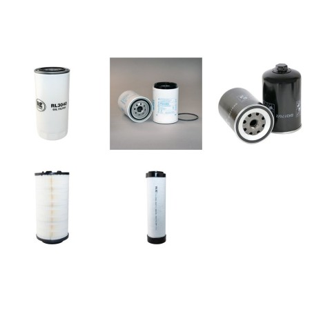 LIEBHERR A 918 COMPACT Filter Service Kit Air Oil Fuel Filters w/LIEBHERR D834 Eng.   YR  2011-