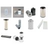 LIEBHERR A 924 C LITRONIC Filter Service Kit w/LIEBHERR D934LA6 Eng. SN  1049-35475 YR  2007-
