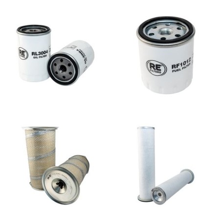 LIEBHERR L 508 Filter Service Kit Air Oil Fuel Filters w/Deutz BF4L1011 Eng. SN  0501-    372