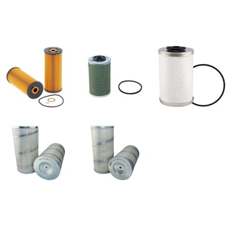 LIEBHERR LTM 1070 Filter Service Kit Air Oil Fuel Filters w/MERCEDES OM366A Eng.