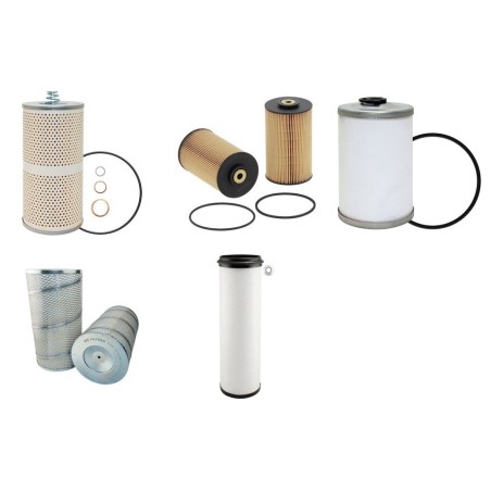 LIEBHERR LTM 1110 Filter Service Kit Air Oil Fuel Filters w/MERCEDES OM404 Eng.