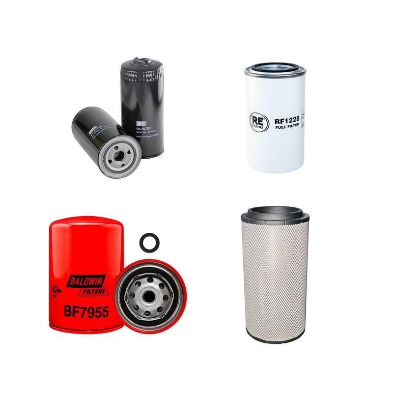 LIEBHERR MK 80 Filter Service Kit Air Oil Fuel Filters w/LIEBHERR D926TIE Eng.