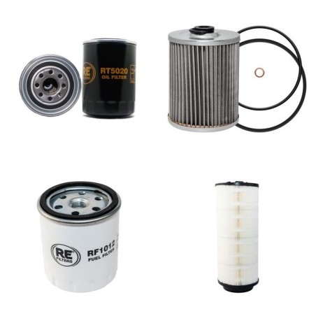 LIEBHERR MK 80 Filter Service Kit Air Oil Fuel Filters w/Deutz BF4M1012E Eng.