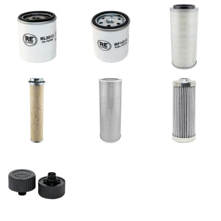 LIEBHERR R 308 LITRONIC Filter Service Kit w/Deutz BF4M1011F Eng. SN  0210-12068