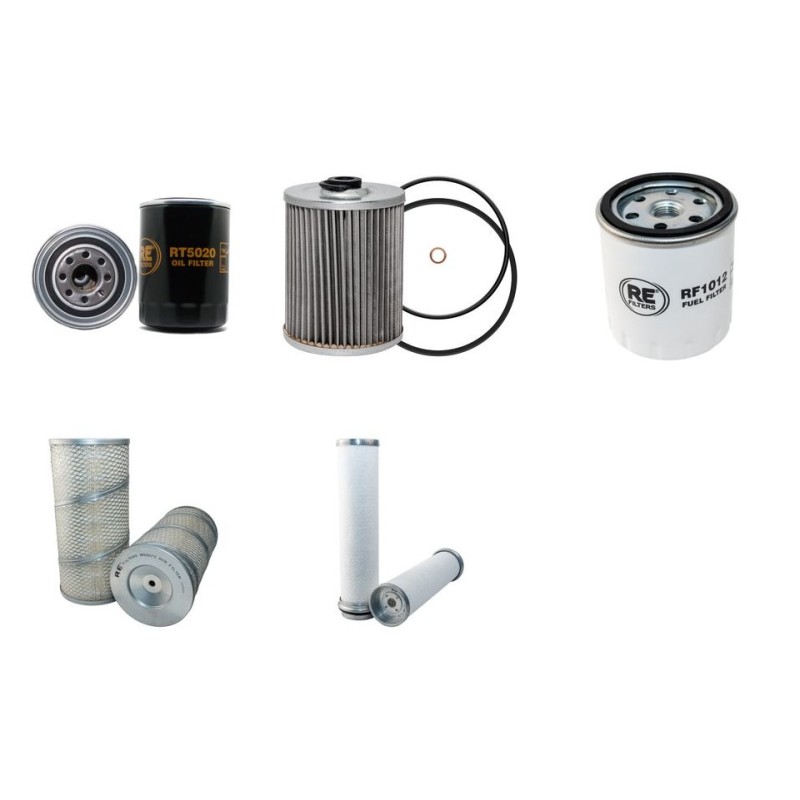 LIEBHERR R 310 B Filter Service Kit Air Oil Fuel Filters w/Deutz BF4M1012E Eng. SN  1051-12518