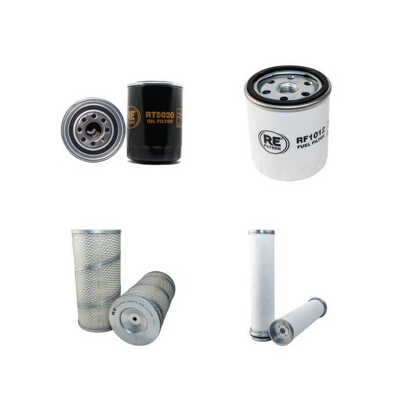 LIEBHERR R 312 Filter Service Kit Air Oil Fuel Filters w/Deutz BF4M1012 Eng. SN  -348