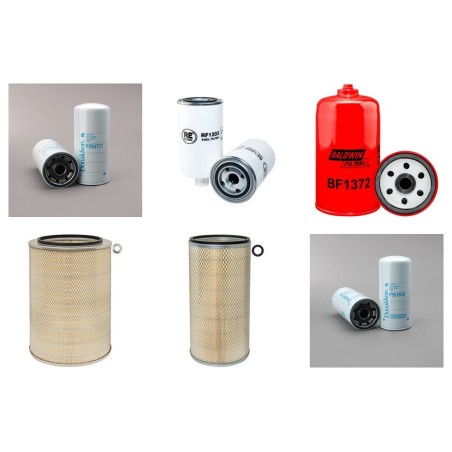 LIEBHERR R 974 LITRONIC Filter Service Kit w/Cummins  Eng. SN  -990