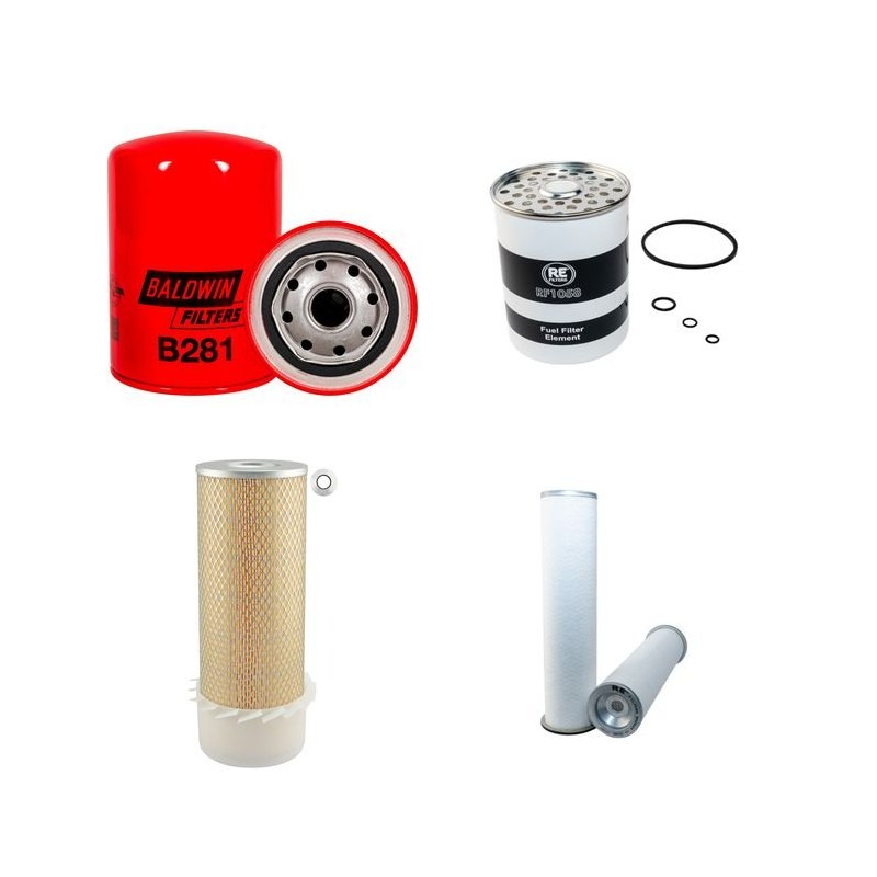 AGRIFULL 80 DT TORNADO Filter Service Kit Air Oil Fuel Filters w/VM  Eng.