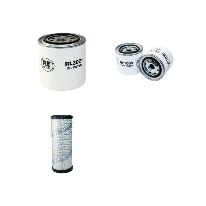 LINCOLN CLASSIC 300 D Filter Service Kit w/Kubota V2203M Eng. 05.04- HP 32.5CH
