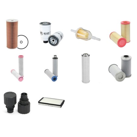 LINDE H 25 D Filter Service Kit w/VW  Eng. SN  H2X392R00100- YR  2004-